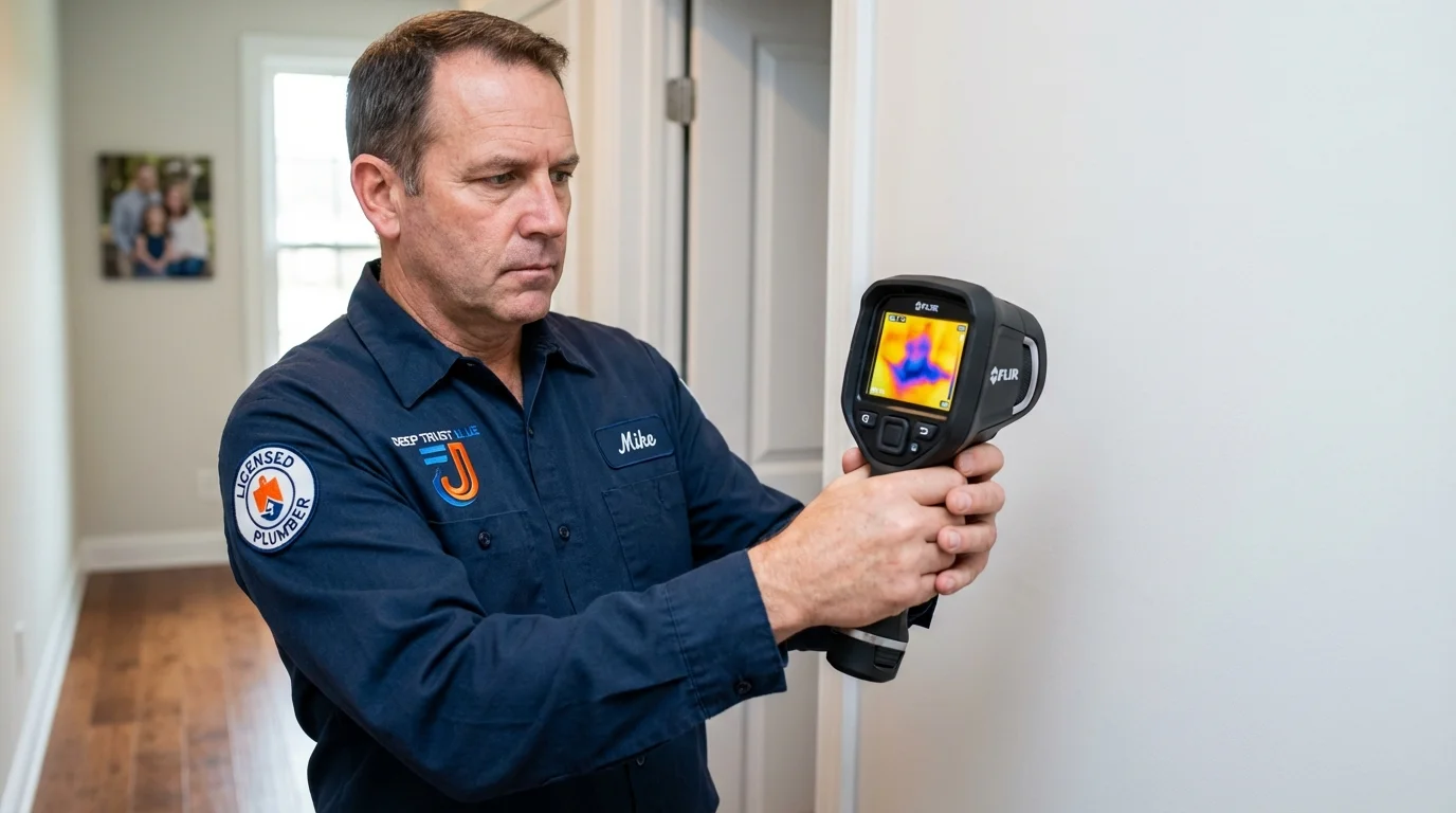 Thermal imaging leak detection by Johns Plumbing LLC in Westminster